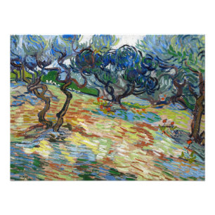 Olijfbomen door Vincent van Gogh Foto Afdruk