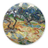 Olijfbomen door Vincent Van Gogh Keramische Knop (Voorkant)