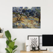 Olijfbomen door Vincent Van Gogh Poster (Thuiskantoor)