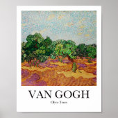 Olijfbomen door Vincent Van Gogh Poster (Voorkant)