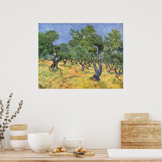 Olijfbomen door Vincent van Gogh Poster (Keuken)