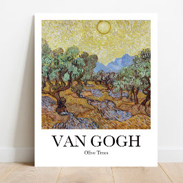 Olijfbomen door Vincent van Gogh Poster