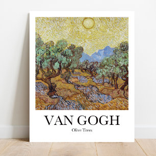 Olijfbomen door Vincent van Gogh Poster