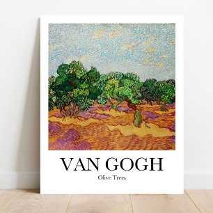 Olijfbomen door Vincent Van Gogh Poster