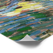 Olijfbomen door Vincent van Gogh Poster (Hoek)