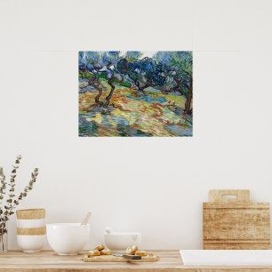Olijfbomen door Vincent van Gogh Poster