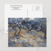 Olijfbomen (F714) Van Gogh Fine Art Briefkaart (Voorkant / Achterkant)