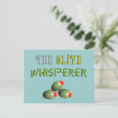 Olijfbomen Gifts "The Olive Whisperer" Briefkaart (Staand voorkant)
