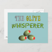 Olijfbomen Gifts "The Olive Whisperer" Briefkaart (Voorkant / Achterkant)