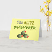 Olijfbomen Gifts "The Olive Whisperer" Kaart (Gele Bloem)