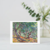 Olijfbomen in Bordighera, 1884 Claude Monet Briefkaart (Staand voorkant)