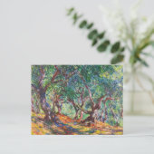 Olijfbomen in Bordighera, 1884 Claude Monet Briefkaart (Staand voorkant)