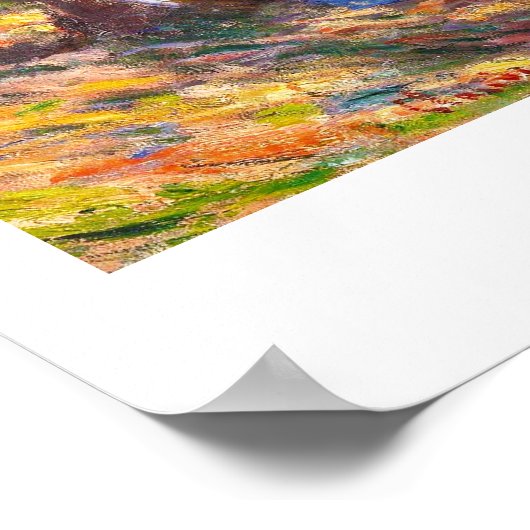 Olijfbomen in Bordighera, 1884 Claude Monet Poster (Hoek)