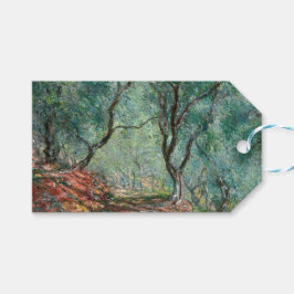 Olijfbomen in de tuinen Moreno (door Monet) Cadeaulabel