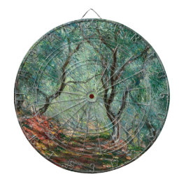Olijfbomen in de tuinen Moreno (door Monet) Dartbord