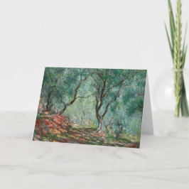 Olijfbomen in de tuinen Moreno (door Monet) Kaart