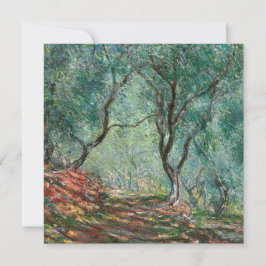 Olijfbomen in de tuinen Moreno (door Monet) Kaart