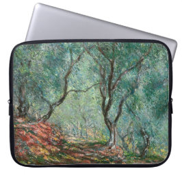 Olijfbomen in de tuinen Moreno (door Monet) Laptop Sleeve