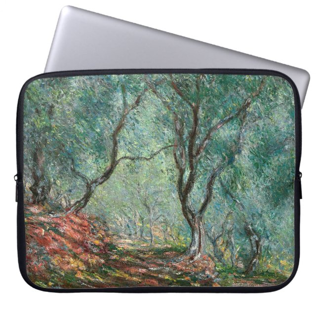 Olijfbomen in de tuinen Moreno (door Monet) Laptop Sleeve (Voorkant)