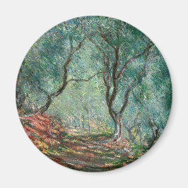 Olijfbomen in de tuinen Moreno (door Monet) Magneet