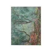 Olijfbomen in de tuinen Moreno (door Monet) Notitieblok (Linkerzijde)