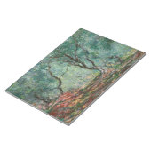 Olijfbomen in de tuinen Moreno (door Monet) Notitieblok (Schuin)