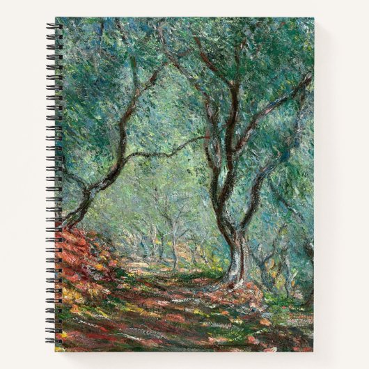 Olijfbomen in de tuinen Moreno (door Monet) Notitieboek (Voorkant)