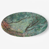 Olijfbomen in de tuinen Moreno (door Monet) Papieren Bordje (Gekanteld)
