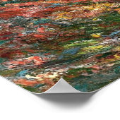 Olijfbomen in de tuinen Moreno (door Monet) Poster (Hoek)