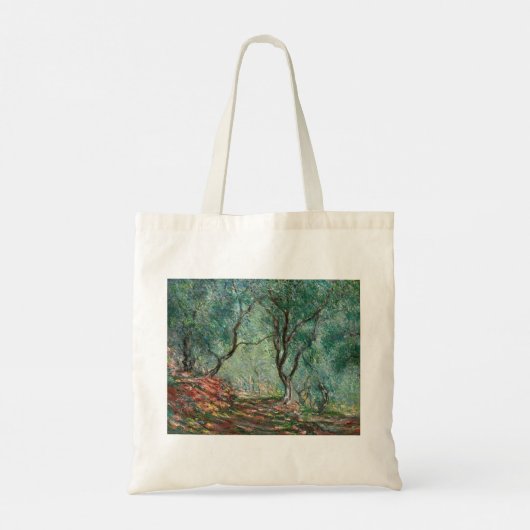 Olijfbomen in de tuinen Moreno (door Monet) Tote Bag (Achterkant)