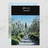 OLIJFBOMEN IN FLORENCE KAART (Voorkant / Achterkant)