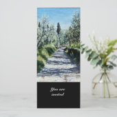 OLIJFBOMEN IN FLORENCE KAART (Staand voorkant)