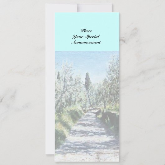 OLIJFBOMEN IN FLORENCE KAART (Achterkant)