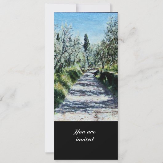 OLIJFBOMEN IN FLORENCE KAART (Voorkant)