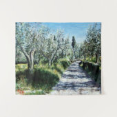 OLIJFBOMEN IN HET ZIN VAN RIMAGGIO Toscane Wandkleed (Voorkant (horizontaal))