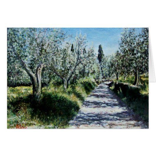 OLIJFBOMEN IN RIMAGGIO (Voorkant Horizontaal)