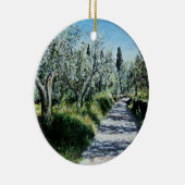 OLIJFBOMEN IN RIMAGGIO KERAMISCH ORNAMENT (Rechts)