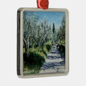 OLIJFBOMEN IN RIMAGGIO METALEN ORNAMENT (Rechts)
