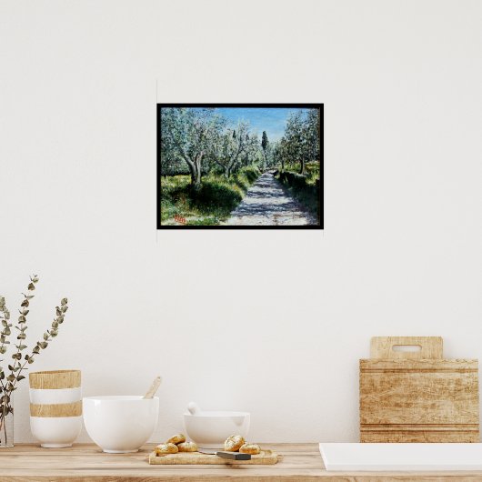 OLIJFBOMEN IN RIMAGGIO POSTER (Keuken)