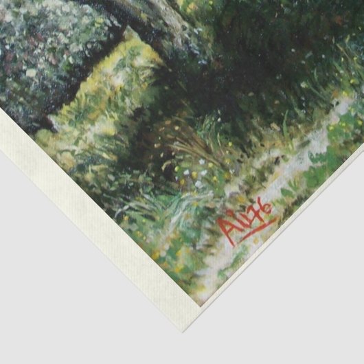 OLIJFBOMEN IN RIMAGGIO TISSUEPAPIER (Detail)