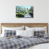 OLIJFBOMEN IN RIMAGGIO TUSCANY CANVAS AFDRUK (Insitu (Slaapkamer))