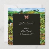 OLIJFBOMEN IN TUSCANIE,geel groen zwart Kaart (Achterkant)