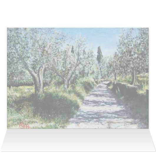 OLIJFBOMEN IN TUSCANY (Binnen Horizontaal (Boven))