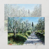 OLIJFBOMEN IN TUSCANY BRIEFKAART (Voorkant / Achterkant)