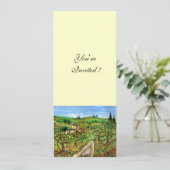 OLIJFBOMEN IN TUSCANY, groen wit Kaart (Staand voorkant)