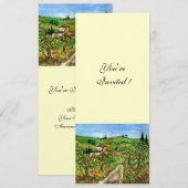 OLIJFBOMEN IN TUSCANY, groen wit Kaart (Voorkant / Achterkant)