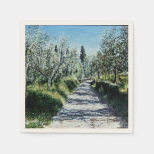 OLIJFBOMEN IN TUSCANY SERVET