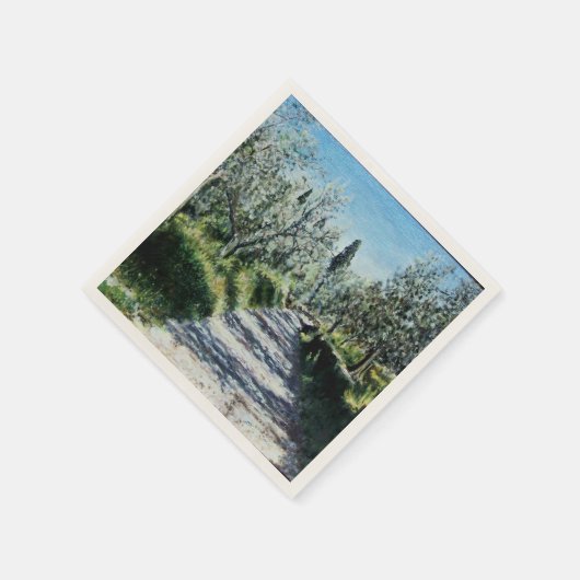 OLIJFBOMEN IN TUSCANY SERVET (Hoek)