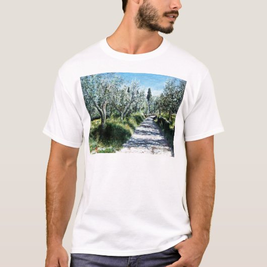 OLIJFBOMEN IN TUSCANY T-SHIRT (Voorkant)