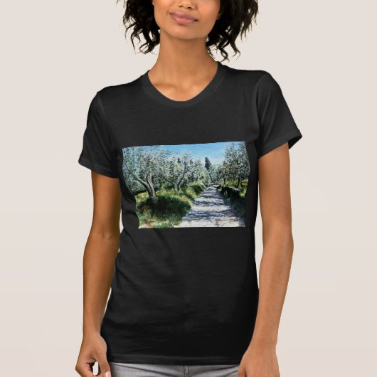 OLIJFBOMEN IN TUSCANY T-SHIRT (Voorkant)